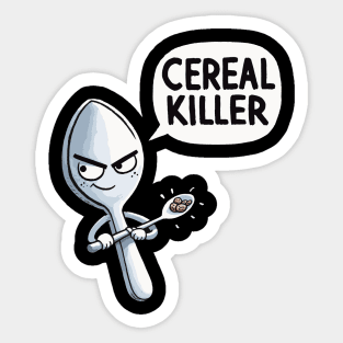 Cereal Killer Spoon Sticker